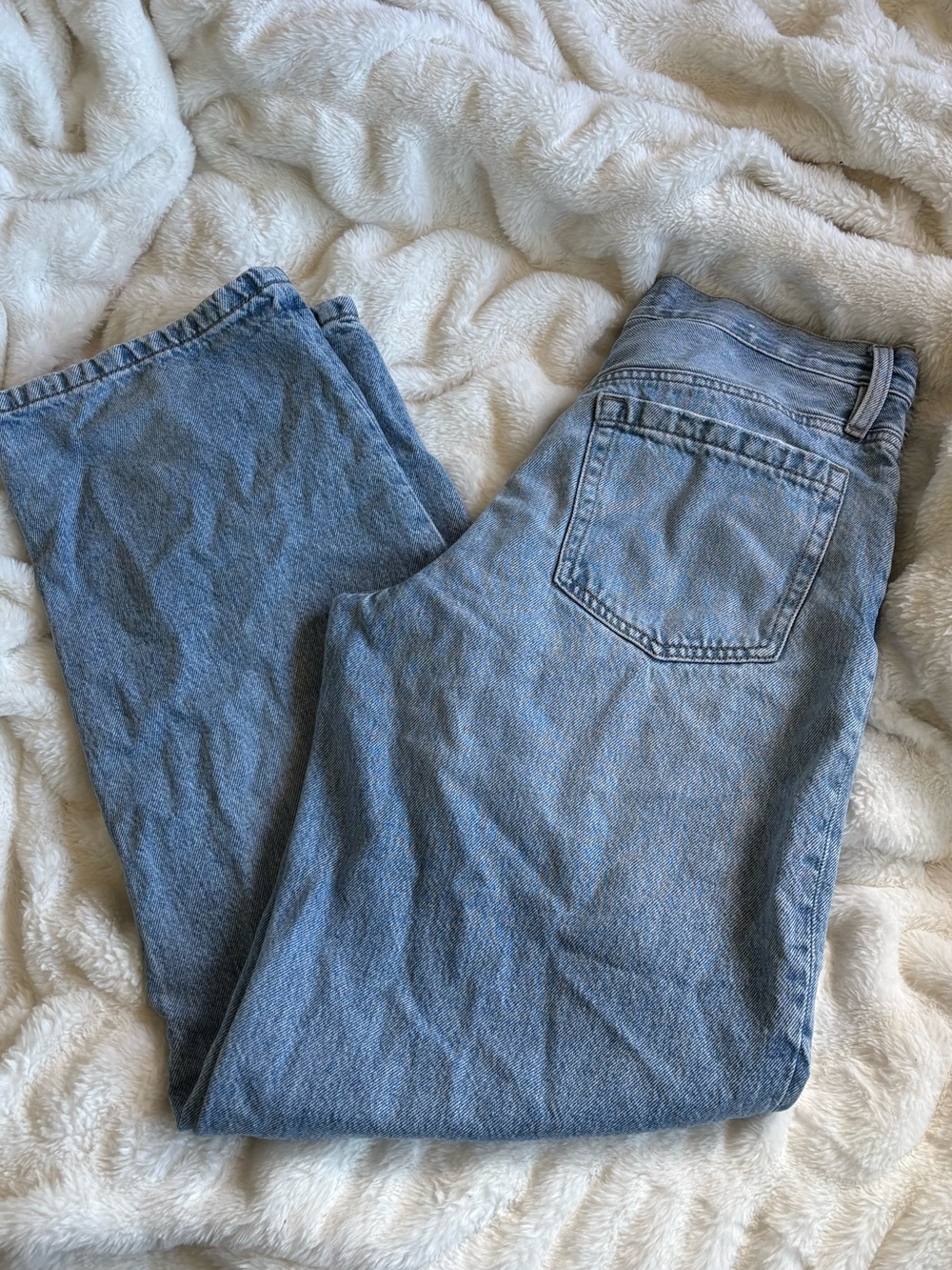Low Rise Baggy Garage Blue Denim women’s Jeans